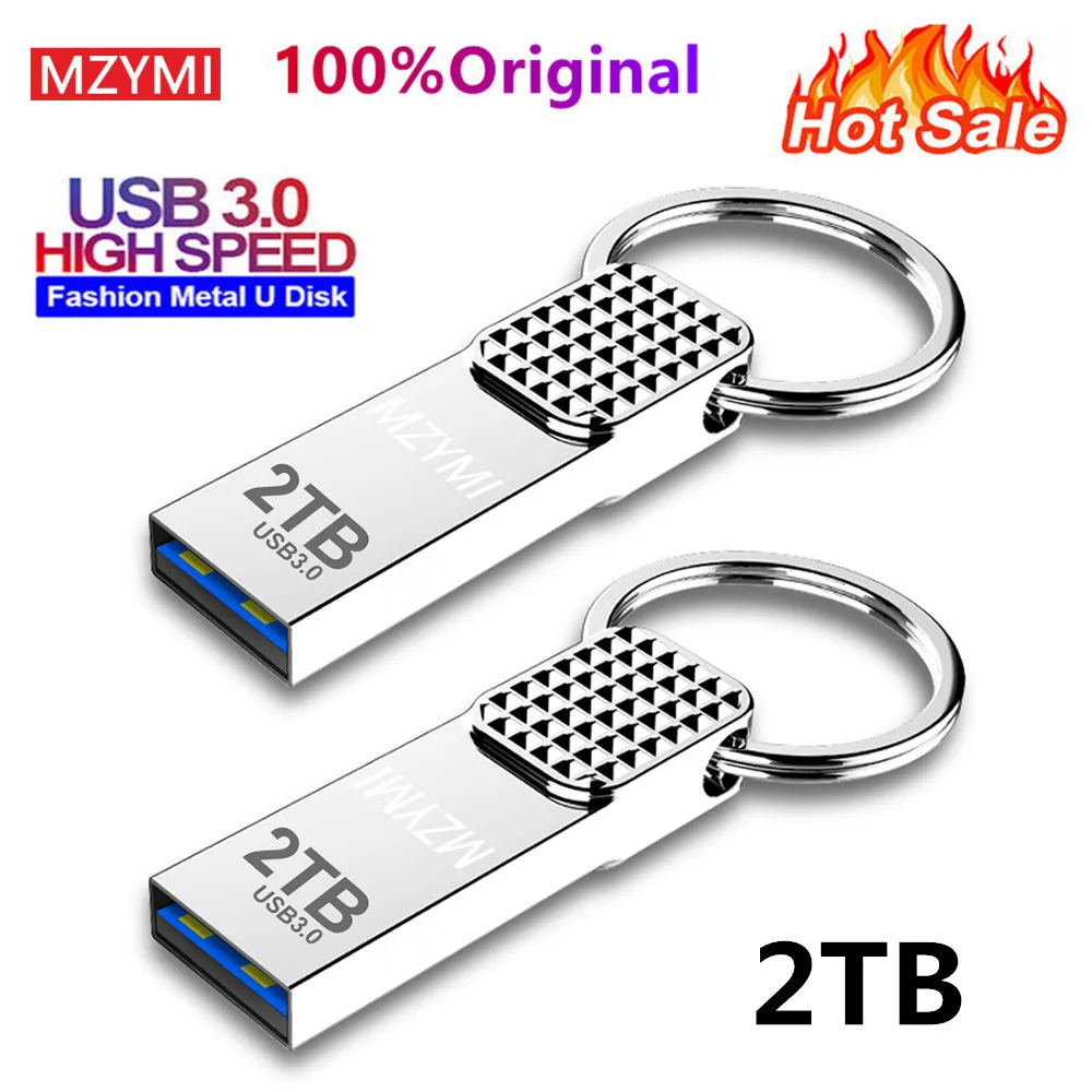 XIAOMI Pen Drive 1TB USB3.0, Flash Drive 2TB kecepatan tinggi Mental 512GB, U Disk tipe-c untuk stik memori penyimpanan Data PC/ponsel