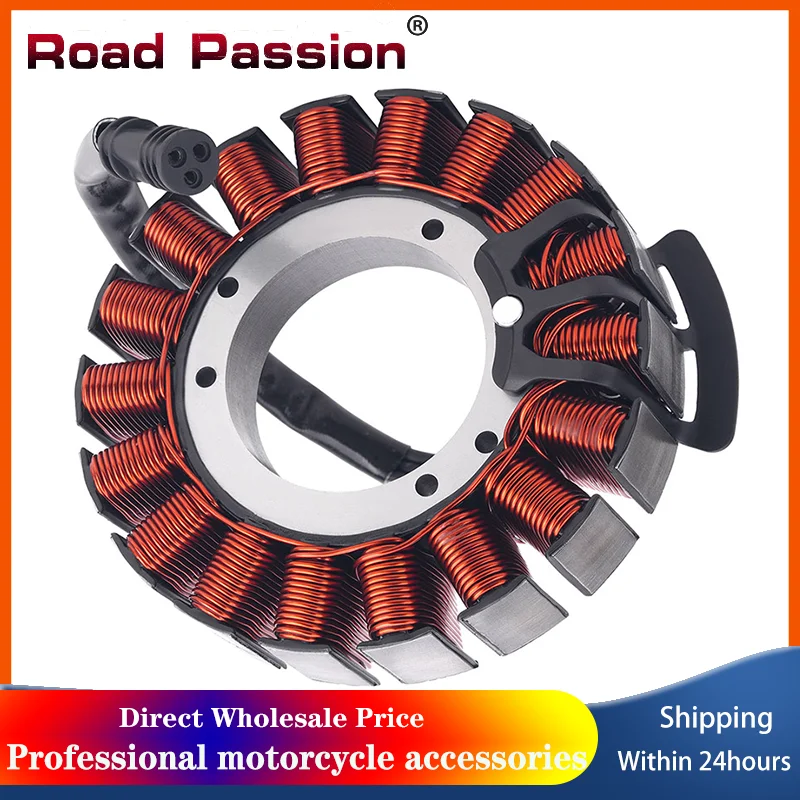 Road Passion Motorcycle Generator Stator Coil 29900042 For Harley  Road Glide Road King EFI Freewheeler FLRT Softail FLFB FXBR