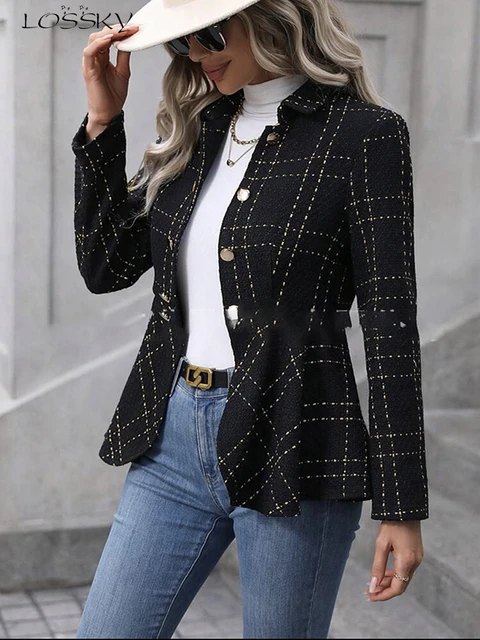 ropa de moda otono mujer blazer mujer elegantes y juveniles 2023 abrigo mujer invierno 2023 chaquetas manga larga para mujer elegante ropa de mujer envios gratis ofertas nuevo en chaquetas AliExpress ...