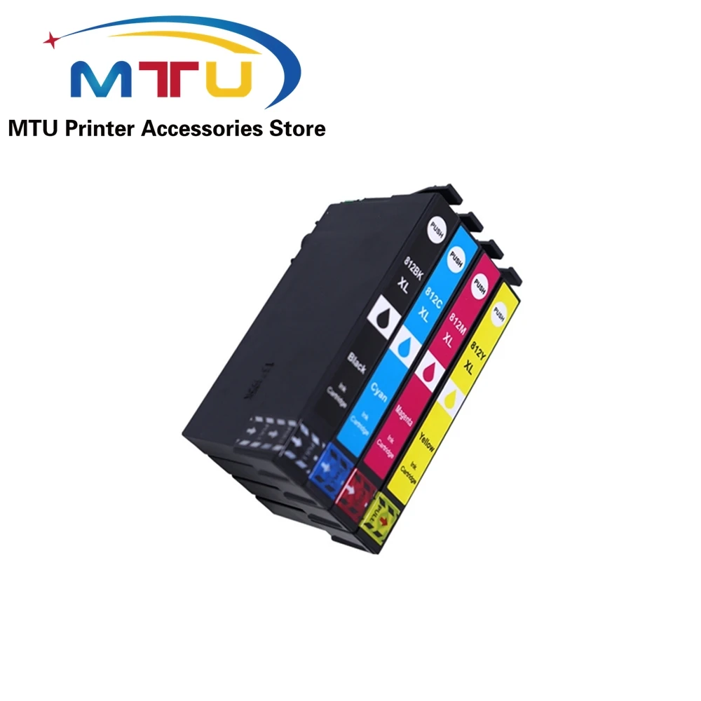 1Set T812XL 812XL 812 XL T812 AU Ink Cartridge for Epson WorkForce Pro WF-3820 WF-3825 WF-4830 WF-4835 WF-7830 WF-7840 WF-7845