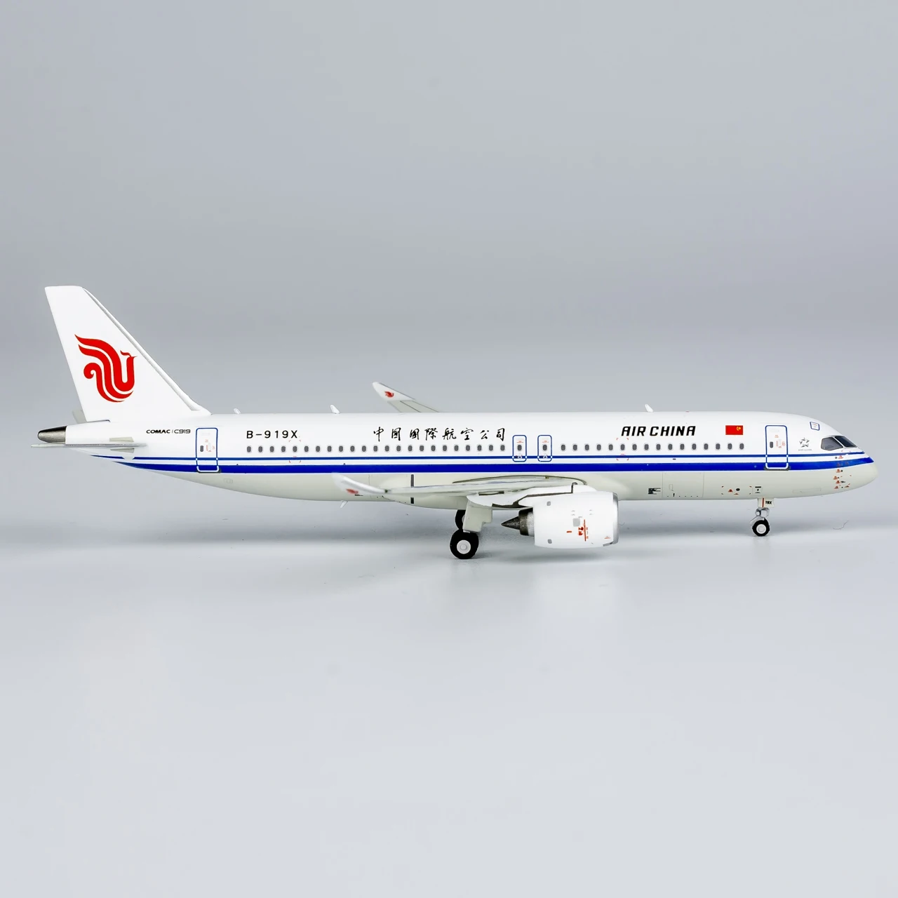 NG Models 19018# 1/400 scale alloy aircraft model COMAC C919 B-919X passenger aircraft model 10*9*3cm no bracket wheels movable