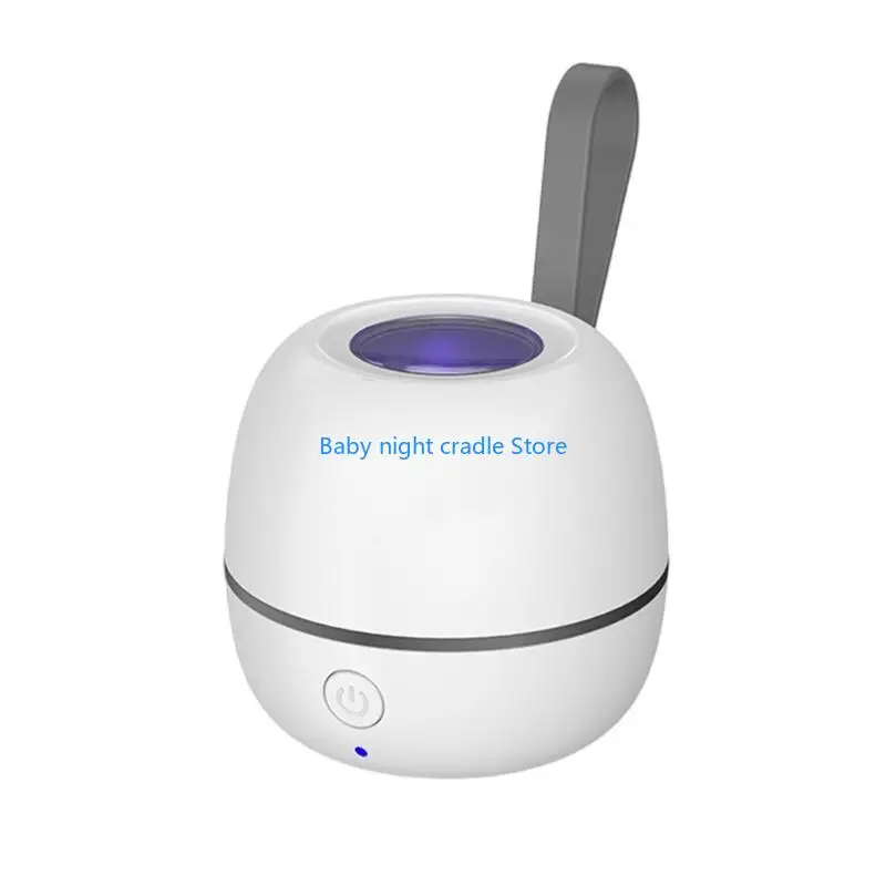 Caja almacenamiento portátil J2FF para chupetes bebé, pendientes, auriculares, limpieza, estuche almacenamiento USB C