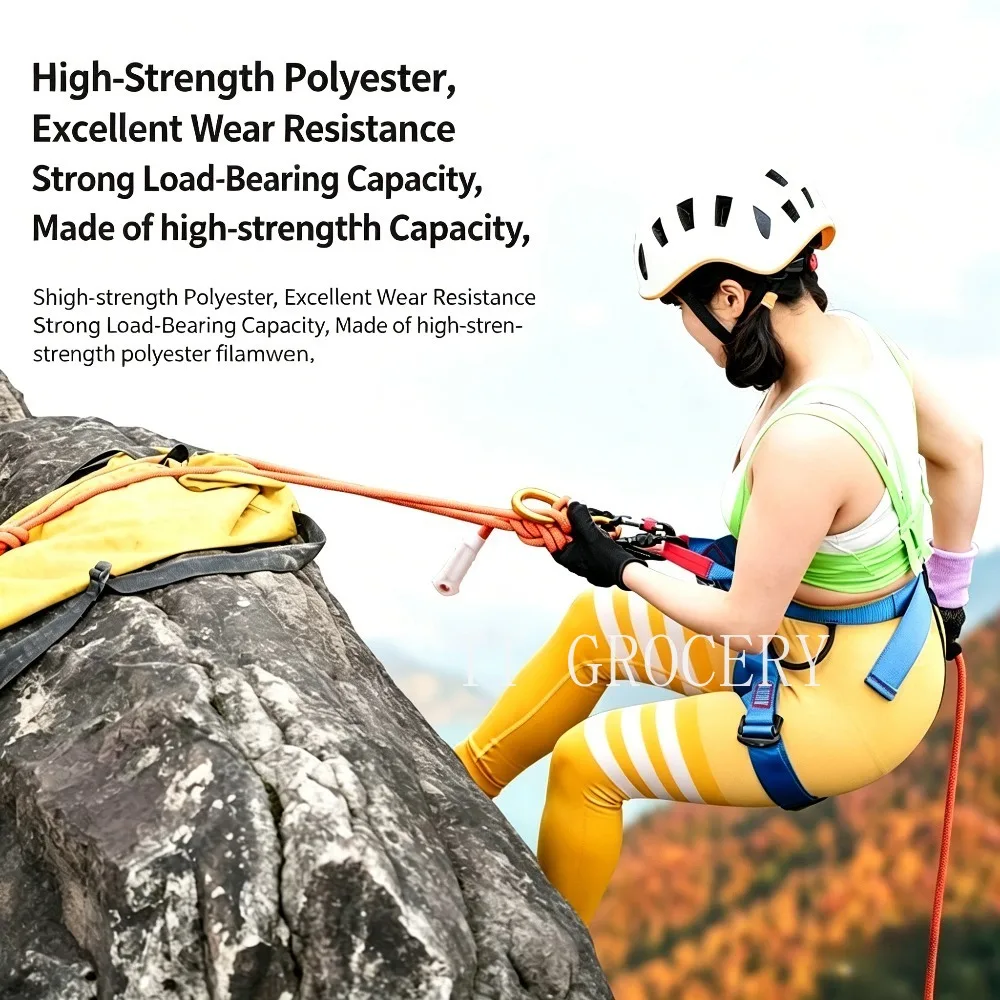 Climbing Harness Equipment Professional Protective Accessory for Mountaineering Rock Climbing Safety Belt Outdoor Survival Gear