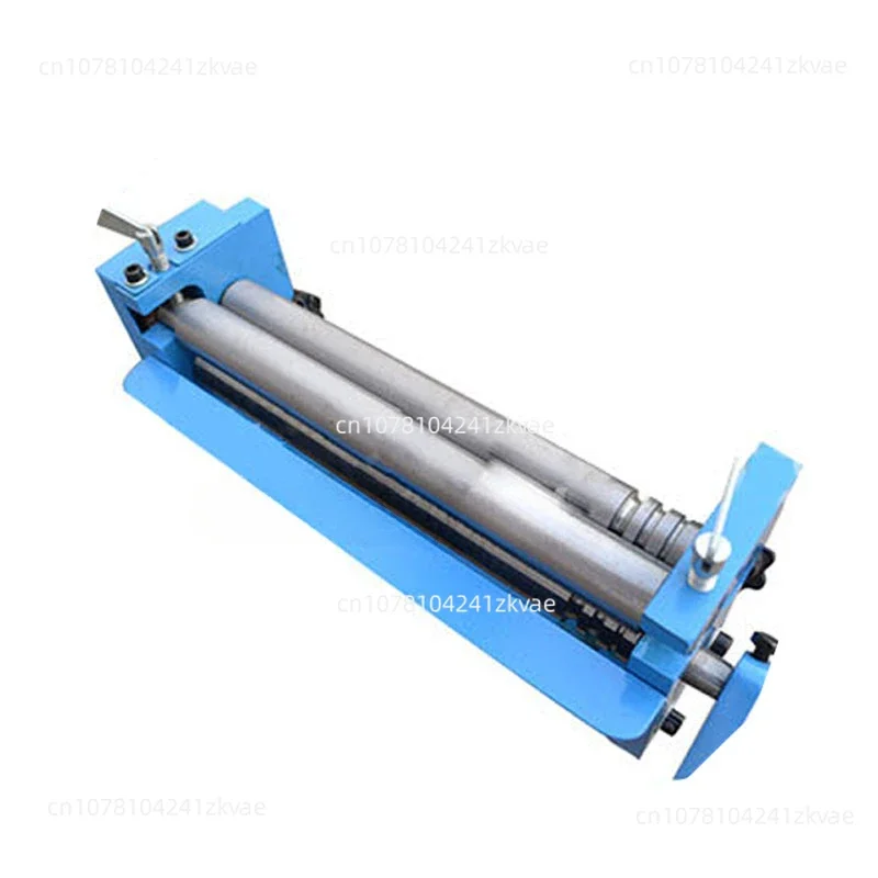 SJ300 Manual Iron Sheet Reel Machine 300MM Copper Aluminum Steel Coil Bending Equipment Metal Roller Sheet Roll Forming Machine