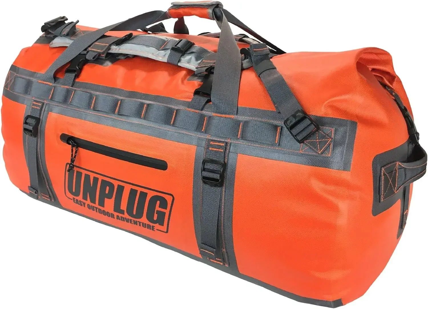 UNPLUG Ultimate Adventure Bag -1680D Duty Waterproof Travel Duffel Bags for Camping, Motorcycle Dry Bag, Waterproof Bags f