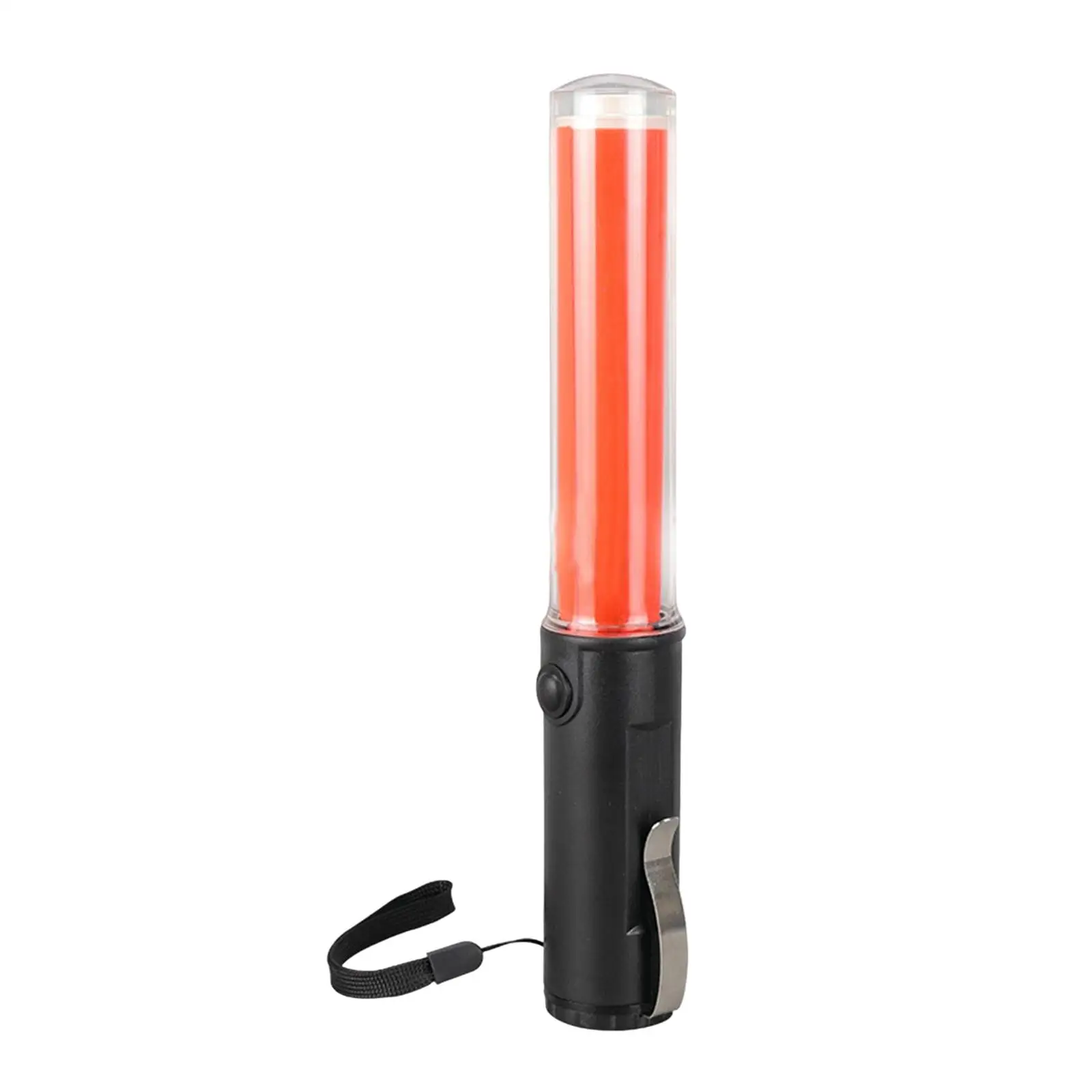 26cm Air Marshaling Signal Wand and Side Clip Design Signal Traffic Wand for Parking Guides LED Traffic Wand 3 Flashing Modes