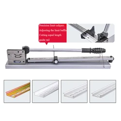 Multifuntional Din Rail Cutter Din Rail Cutting Tool Steel Aluminum Rail Cutting Machine Easy Cut With Measure Gauge