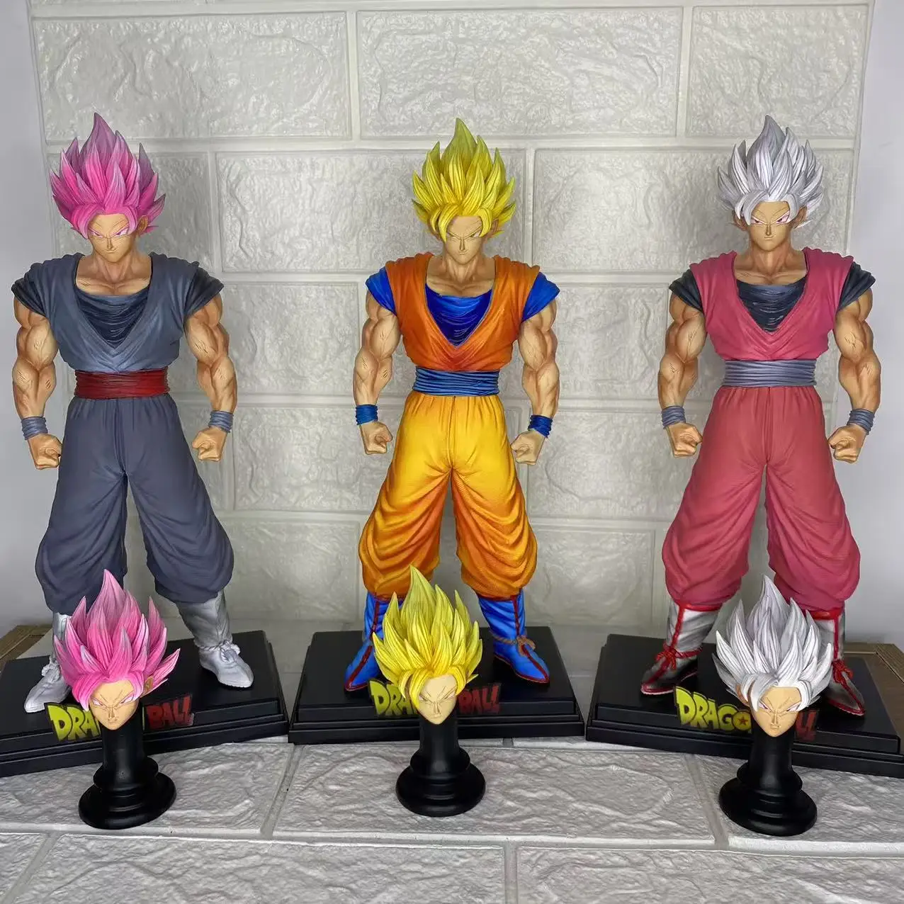 

32cm Anime Dragon Ball Z Yellow Hair Goku Super Saiyan Action Figure Statue Toy GK Model Collection Birthday Decoration Gift