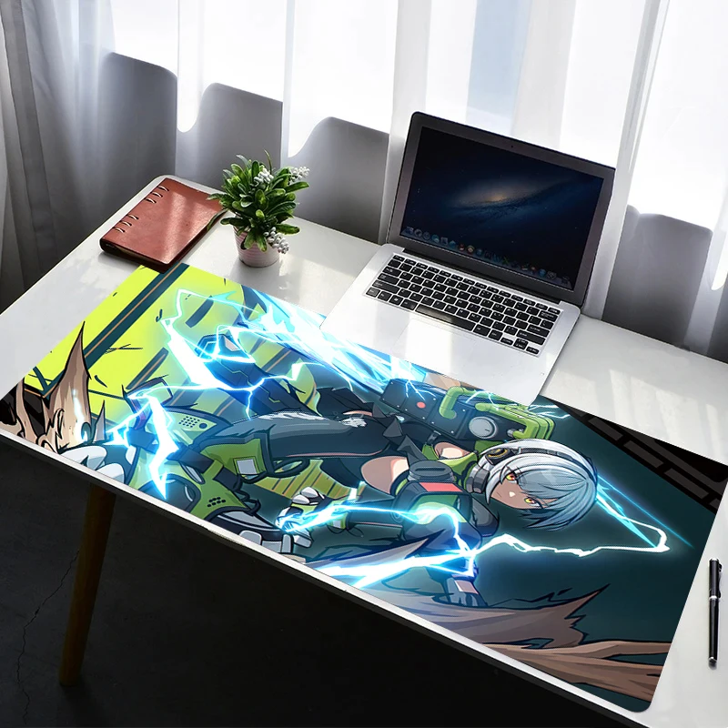 لوحة ماوس للألعاب، وسادات ممتدة، حصيرة ماوس Zenless Zone Zero Anby Demara، لوحة ماوس محمولة لخزانة الكمبيوتر، حصيرة مكتبية #5