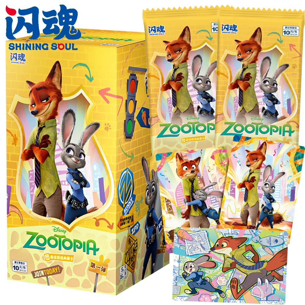 

SHINING SOUL Original Zootopia Collection Cards Fans' Favorite Animated Movie Roles High Quality Exquisite Creative Cards Gifts