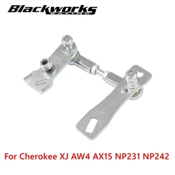 Stainless steel Transfer Case Linkage Kit Competitive with Jeep Cherokee XJ Comanche MJ 1986-2001 Transmission Parts Silver