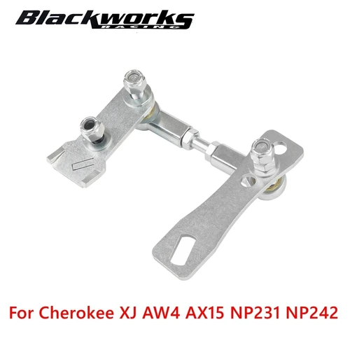 Imagen 1 del producto Caja de transferencia de acero inoxidable Kit de enlace competitivo con Jeep Cherokee XJ Comanche MJ 1986-2001 piezas de transmisión de plata