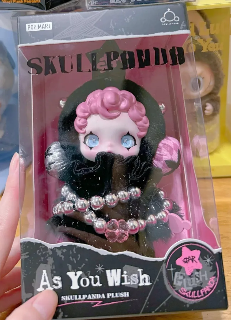 POPMART Original Genuine SKULLPANDA SP6000 Hertz & Starry Night Wish Tree Figure Hanging Card Beautiful Surprise Gift