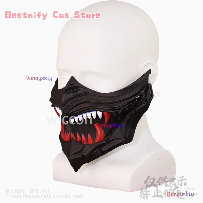 CosplayAnime لعبة النينجا جيدن 4 تأثيري ثلاثية الأبعاد قناع الدعائم اكسسوارات لجميع القديسين عيد الميلاد كوس زي أسود حمض البوليلاكتيك Cus
