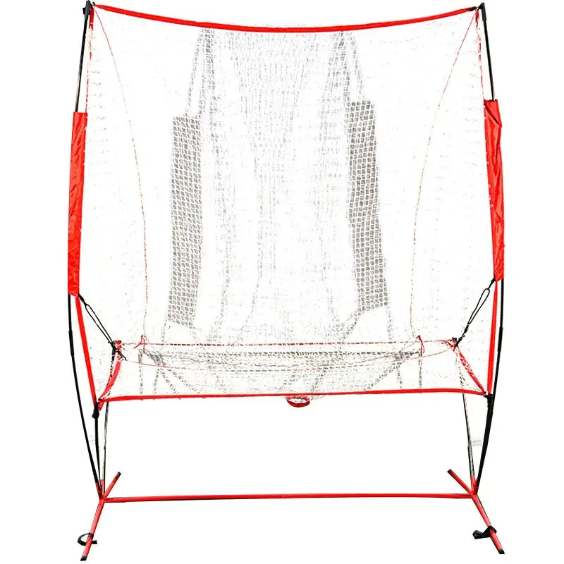 Baseball Training Automatic Tee Machine Return Net Outdoor Training White Baseball Softball Return