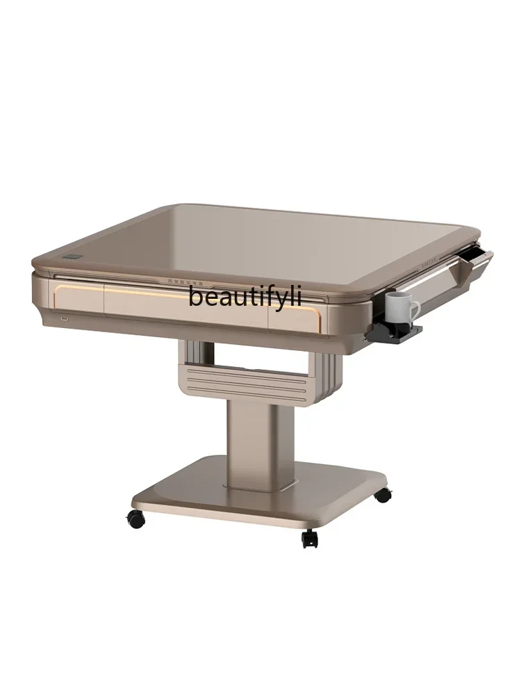 

Self-use mahjong machine Automatic silent folding electric heating mahjong table