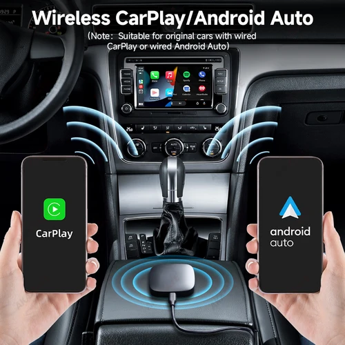 Imagen 2 del producto Caja inteligente 3 en 1 con Android AI, CarPlay inalámbrico, Android, Auto, TV Box para Youtube, Netflix, VW, Nissan, Toyota, Hyundai, Ford MG, 2GB + 32GB