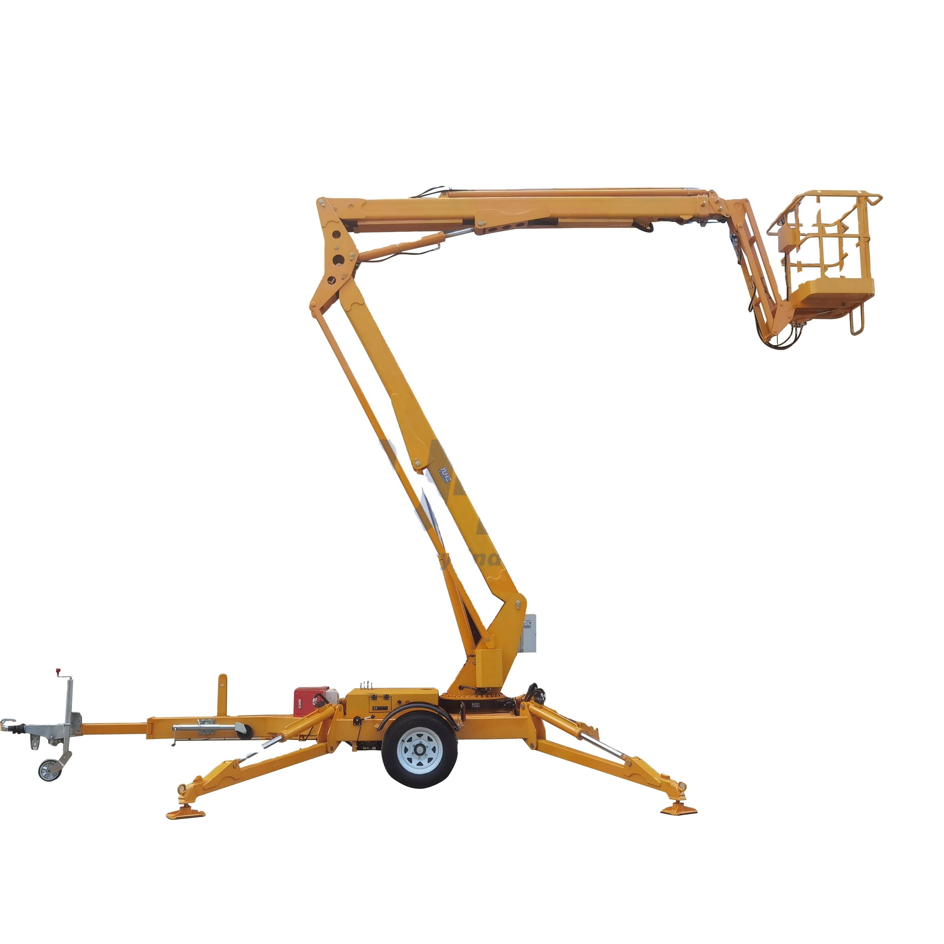 Elevador de pluma de araña recolector de cerezas Tele Skop de elevación de pluma de 18 pies