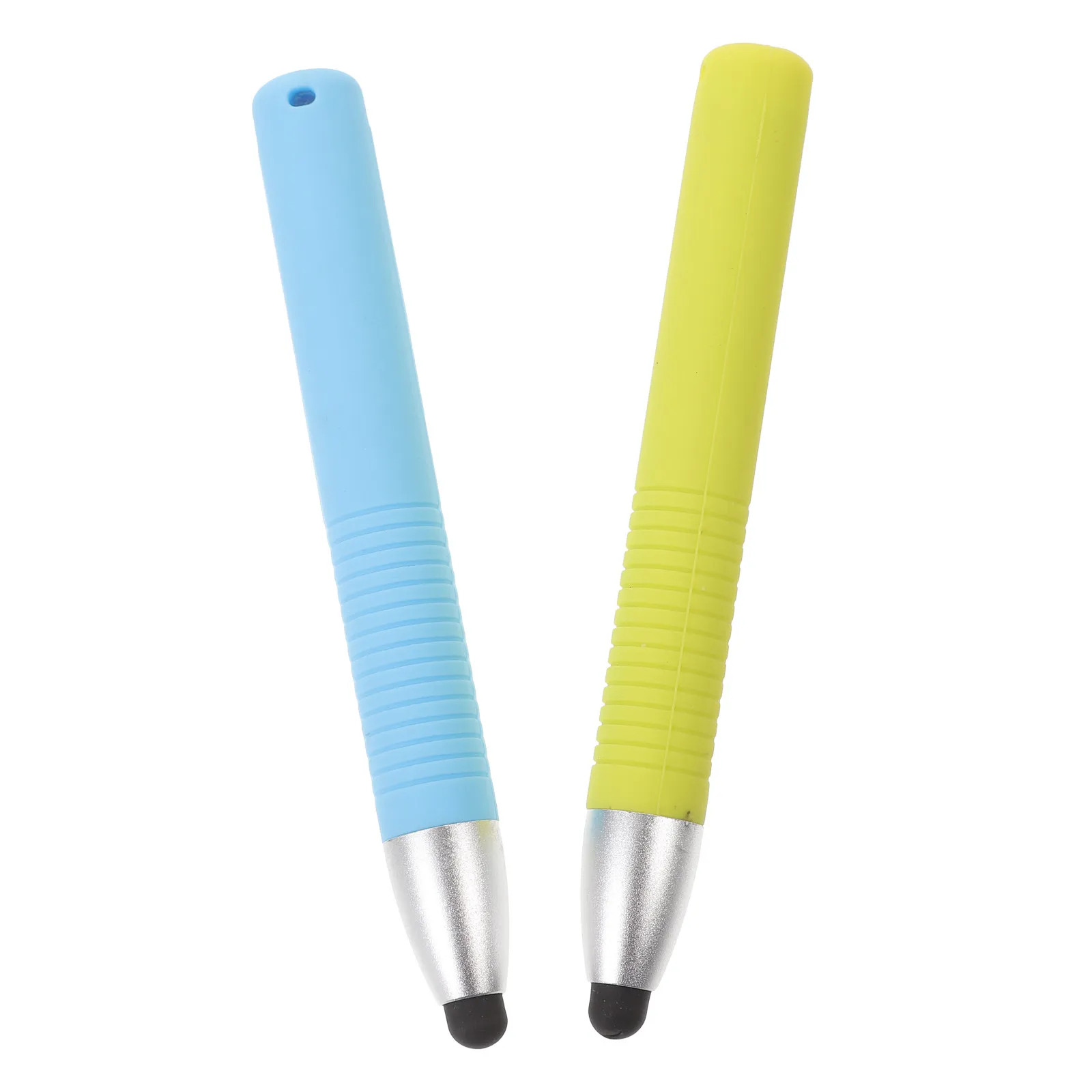 

Стилус для сенсорного экрана, 2 шт., емкостный стилус для планшета, для обучения детей рисованию, безопасный для глаз, с мягким наконечником, эргономичной ручкой, универсальный