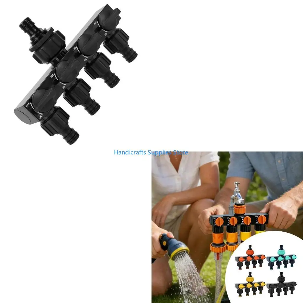 R1WA Durability Plastic Water Distribution Block with 4 Independent Ball Valves