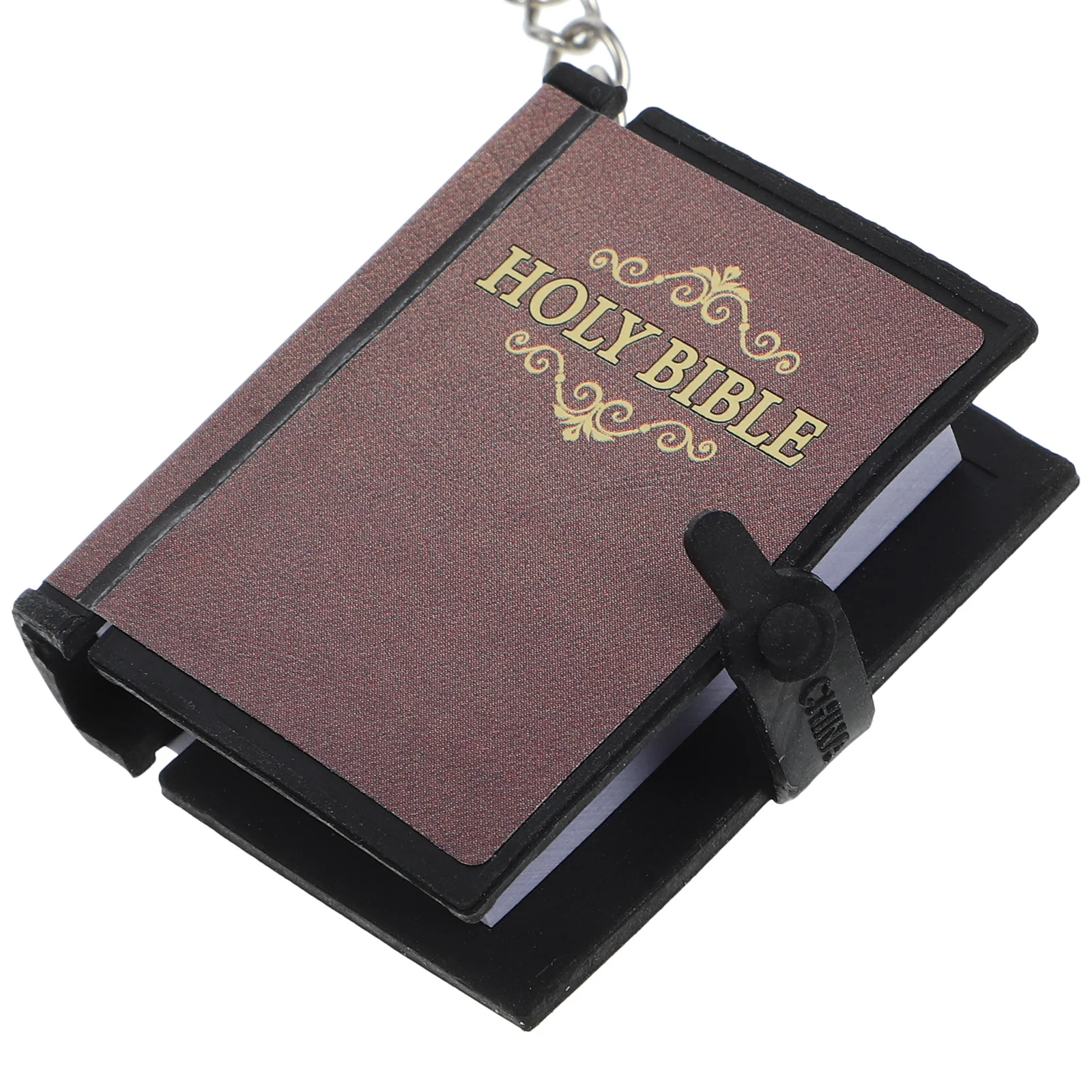 

8Pcs Bible Keychain Pendant Creative Small Bible Book Key Ring Multi Use Religious Gift Bag Pendant Backpack Hanging Decoration
