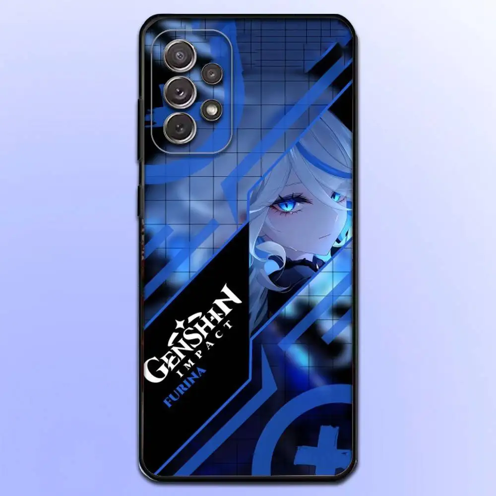 Blue Shiroko A-Archive  Phone Case  For Samsung S25,S24,S21,S22,S23,S30,Ultra,S20,Plus,Fe,Lite,Note,10,9,5G Black Cover
