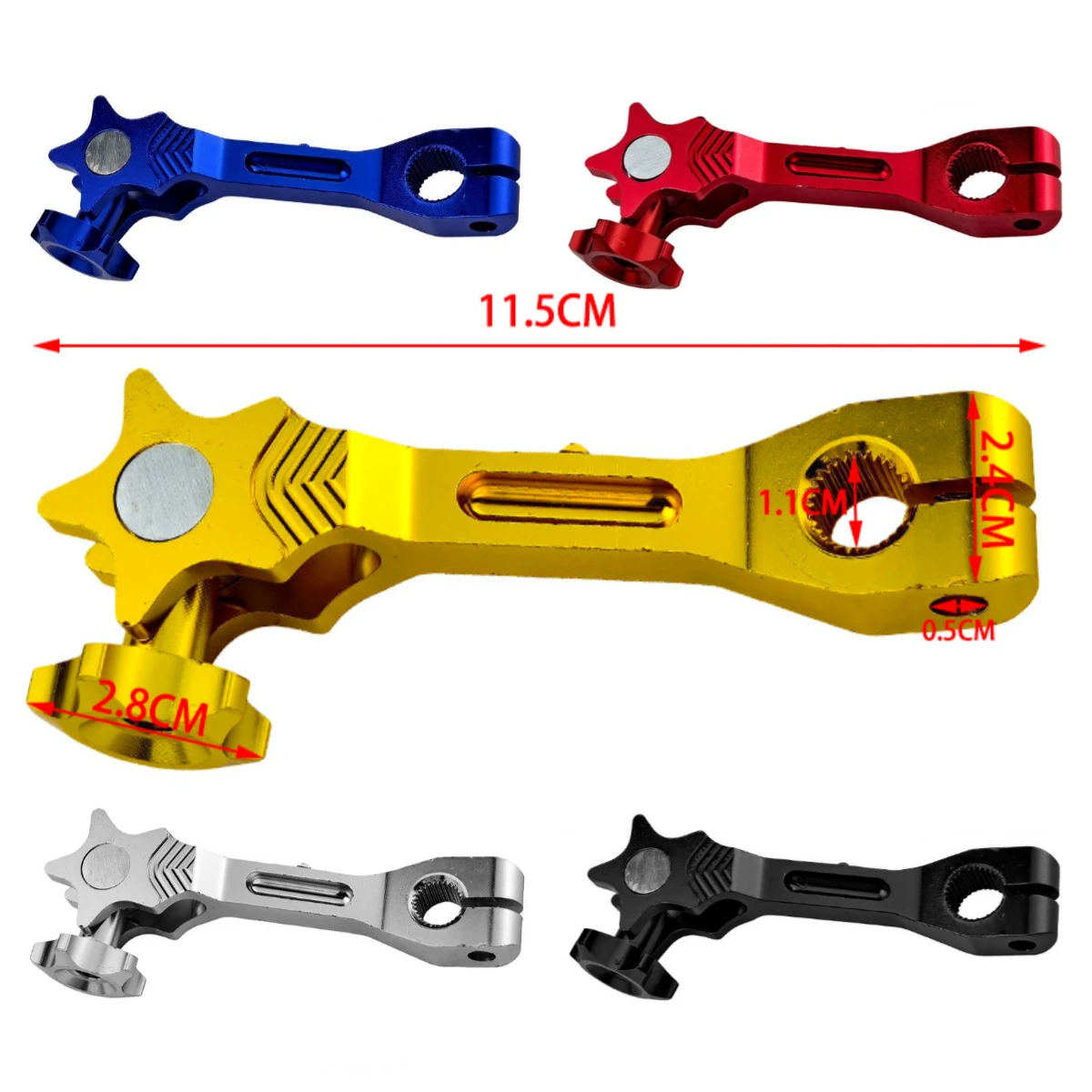 

Motorcycle Universal Rear Brake Rocker arm CNC Aluminum Adjust Tension Lever fit For Honda Yamaha Suzuki Pit Dirt Bike lever arm