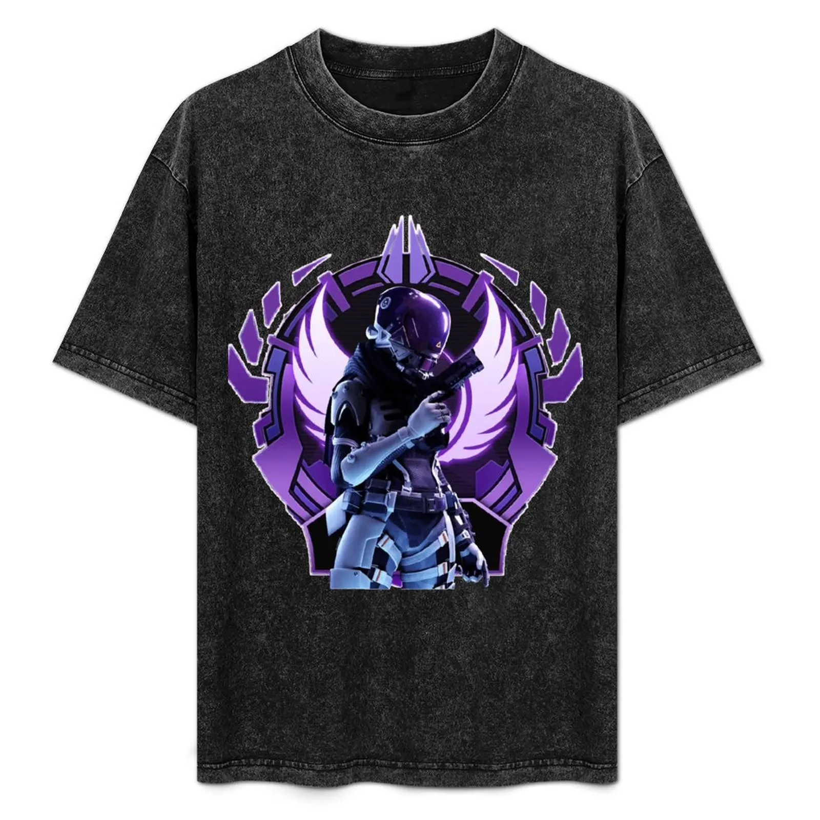 Wraith with master logo (apex legends) T-Shirt Soft Durable Cotton T-Shirt