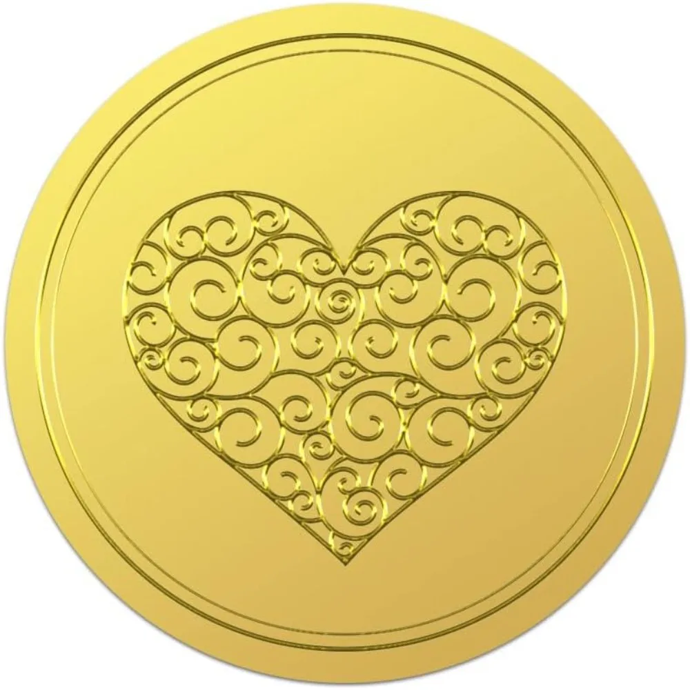 100Pcs Heart Foil S…