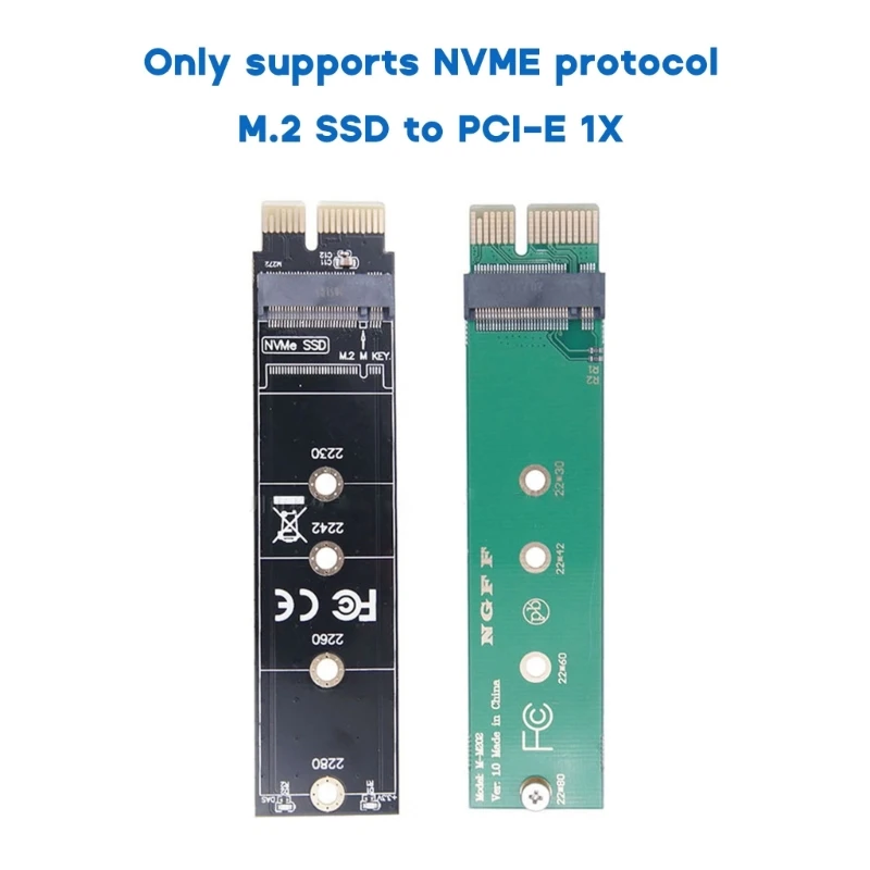 PCIE do. 2 Adapter NVMe SSD .2 pci-e PCIE X1 złącze Adapter do laptopa 2230 2242 2260 2280 .2 SSD