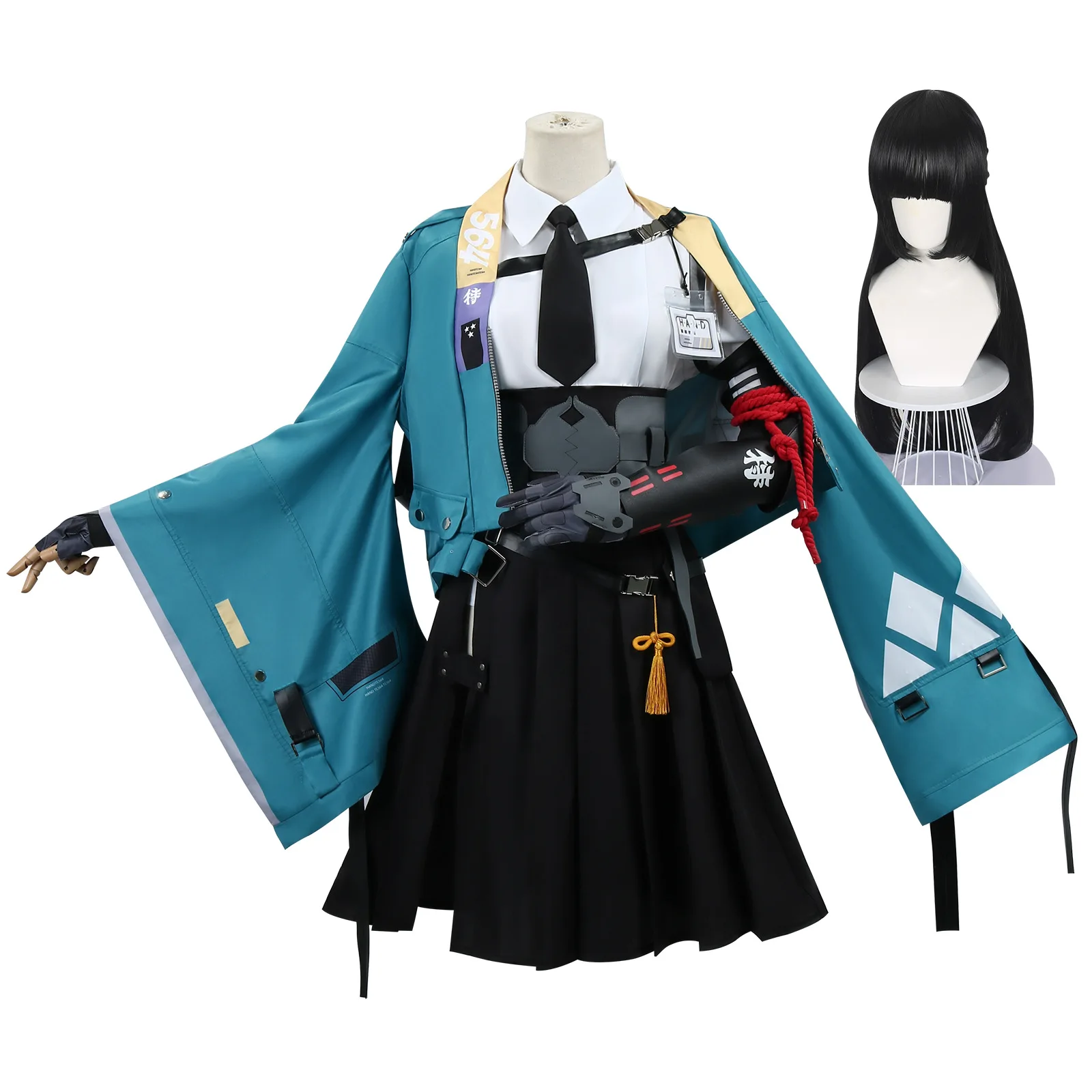 

Zzz Hoshimi Miyabi Cosplay Costume Game Zenless Zone Zero Cosplay Wig Outfits Halloween Carnival Party Role Play Uniform