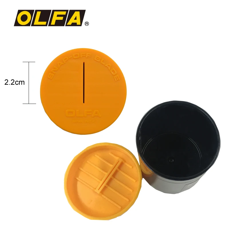 Olfa-caja de eliminación de cuchillas de seguridad, contenedor de seguridad a presión, herramienta para pargo, caja de cuchillos, DC-1/133K