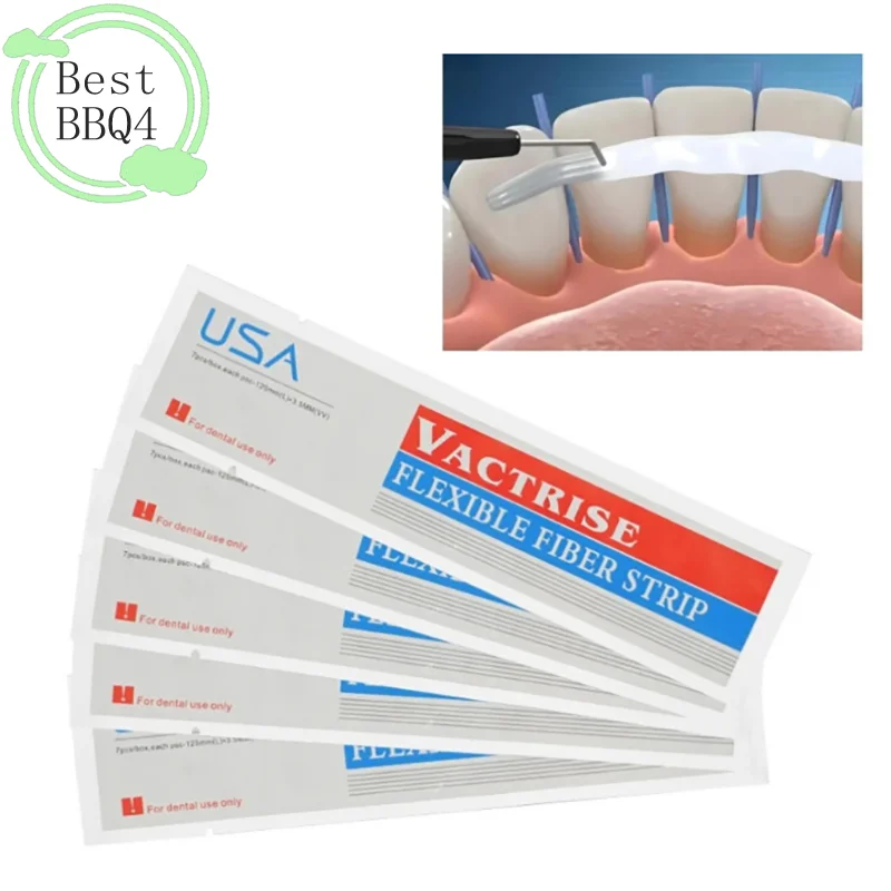 (1BBQ4)1Pcs Material Flexible Fiber Strip Glass Splint Loose Tooth Fixation Strips Light Cure Bonding Orthodontic Retainers