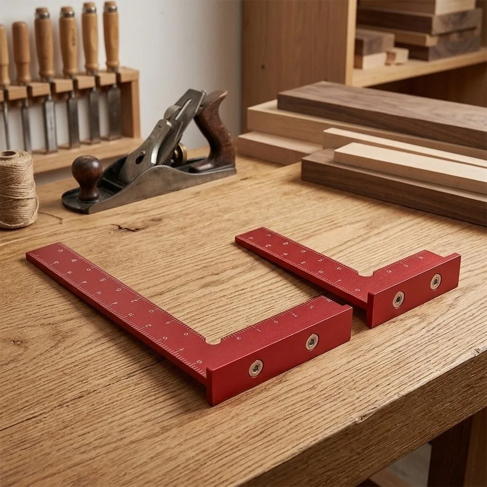 Workshop Ready Magnetic Square Featuring Rust Resistant Construction and Clear Etched Markings for Long Term Reliability