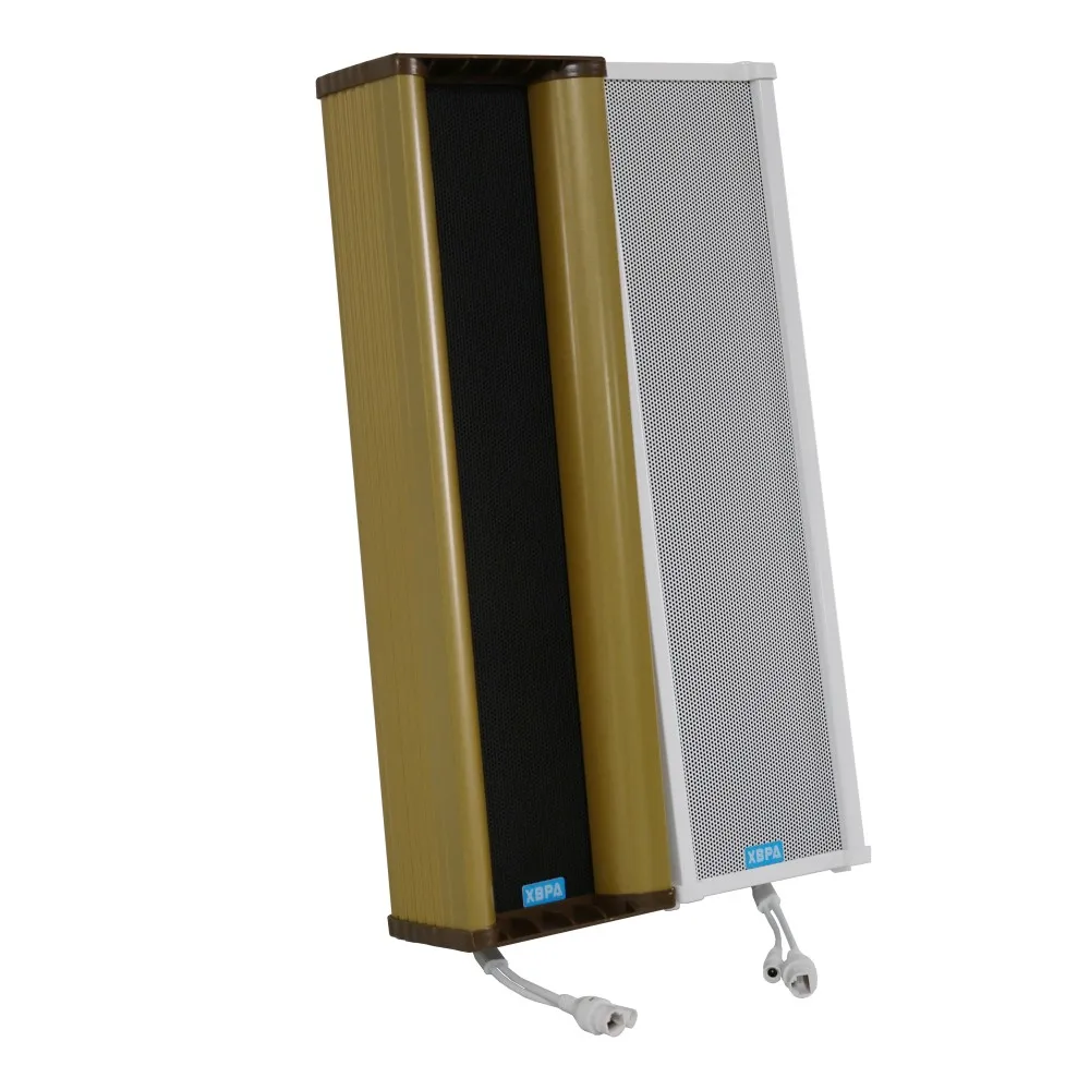 Outdoor IP Column Speakers with RGB LED Lighting 20 to 120W Rated Power for Computers and Mobile Phones