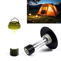 High Brightness XPE Wick Camping Light 3 Modes With Hook 18650 Battery Rechargeable Emergency Lamp Outdoor Atmosphere Torch