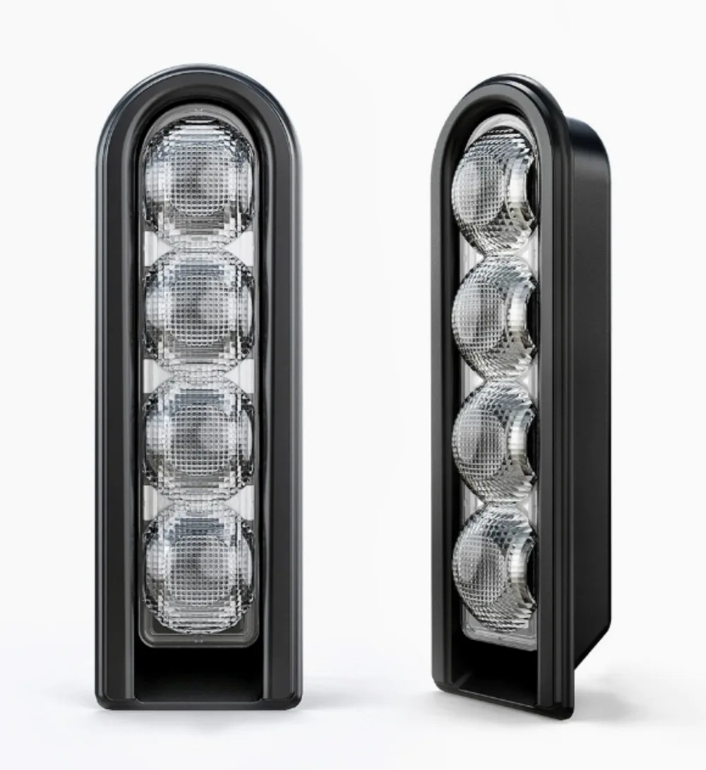 Black Chrome Tail light Modified Rear Side Box Light Fender Light for Harley forTouring for Ultra Limited for Electra Glide
