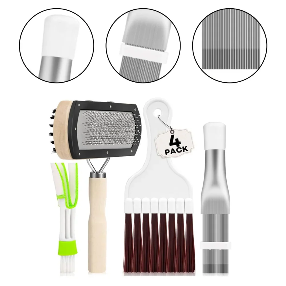 Air Conditioner Outlet Cleaning Brush Set Multifunctional Double-head Cleaning Brush Keyboard Brush Blinds Dust Removal Brush