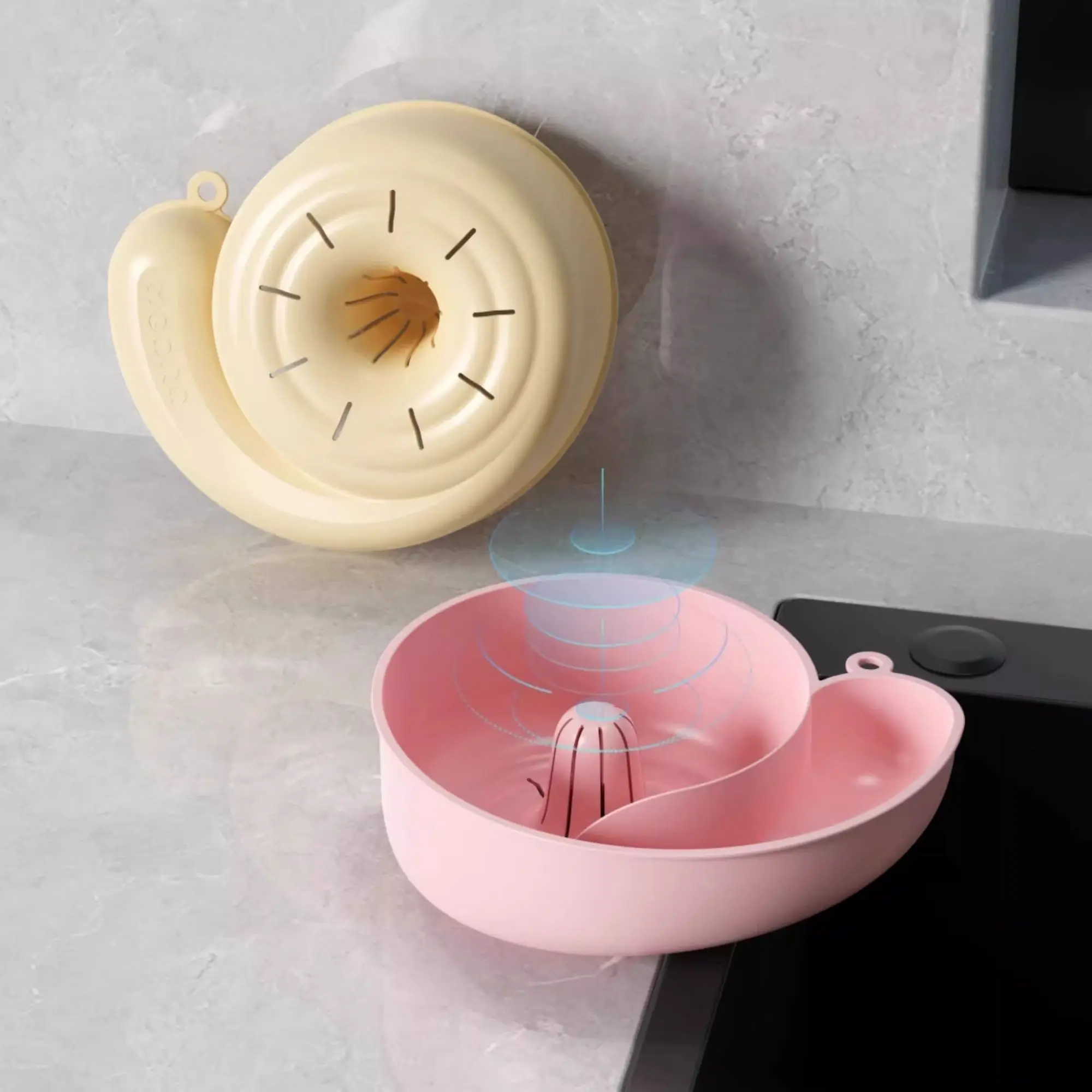 1Pc Snail ShapeMulti-Functional Reusable Vegetable Washing Household Fruit Drain Basket Kitchen Filter Basket Tool Remove Stain