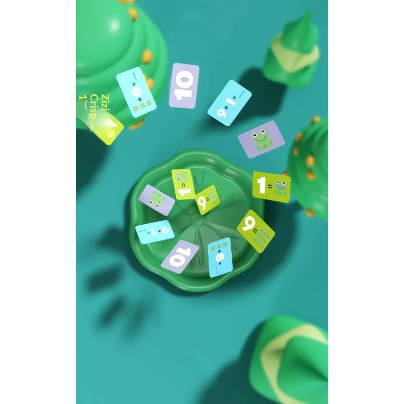 Digital Frog Scale Game Early Education Math Toy for Kindergarten Addition Subtraction Enlightenment Mathematical Thinking