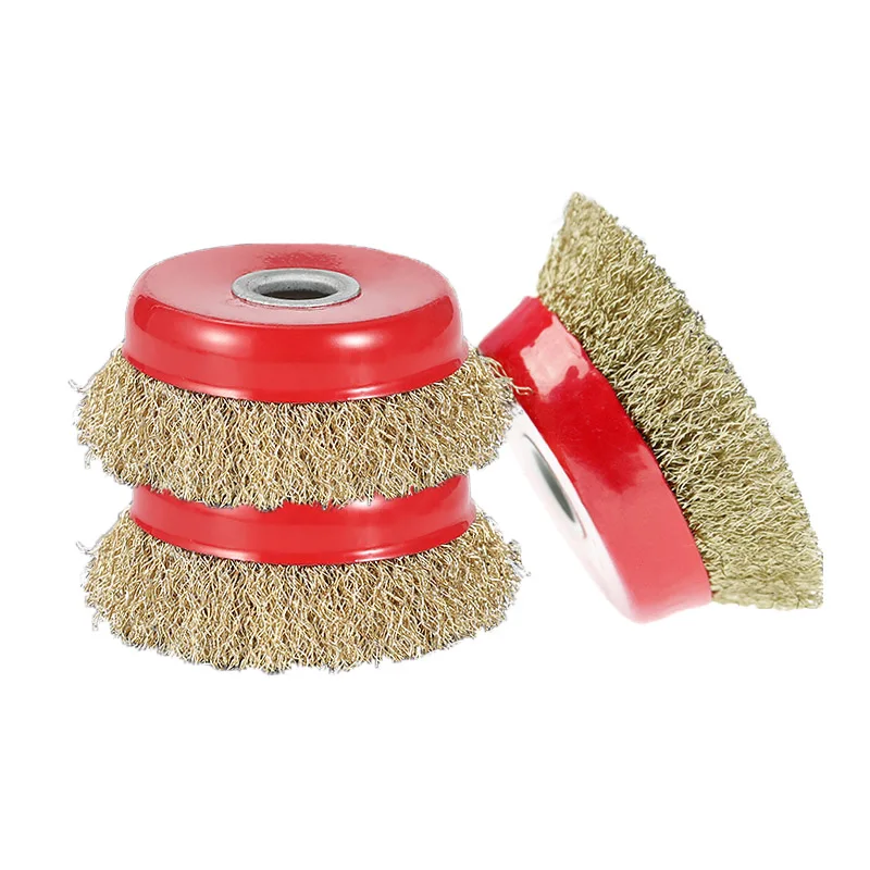 鋼線ブラシグラインダー鋼線ホイール研削錆除去研磨角度