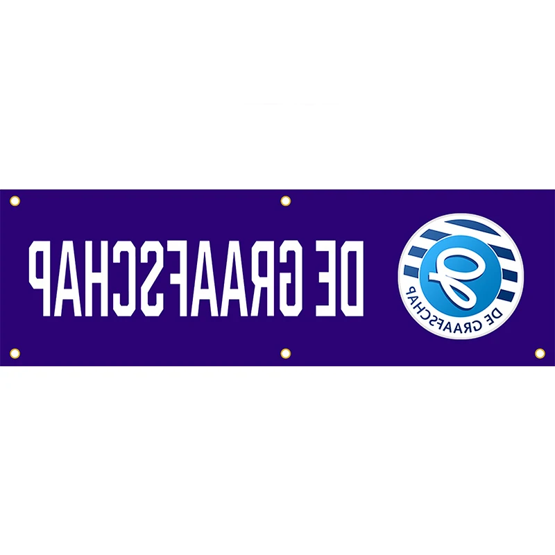 130GSM 150D Polyester Material De Graafschap Football Club Flag Banner 1.5*5ft (45*150cm) Advertising Decoration Flags