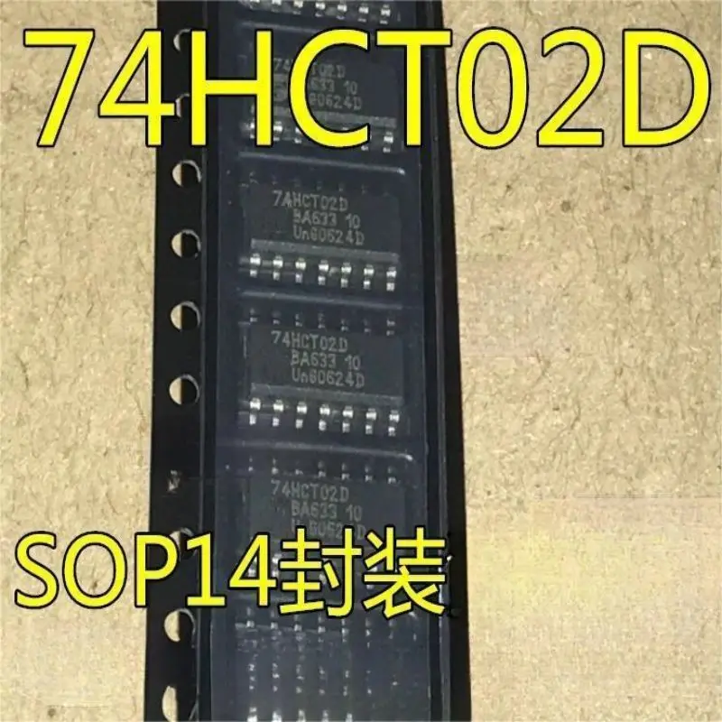 

50PCS SN74HCT02DR HCT02 74HCT02D Four 2 Input NOR Gate SOP14 brand new original stock