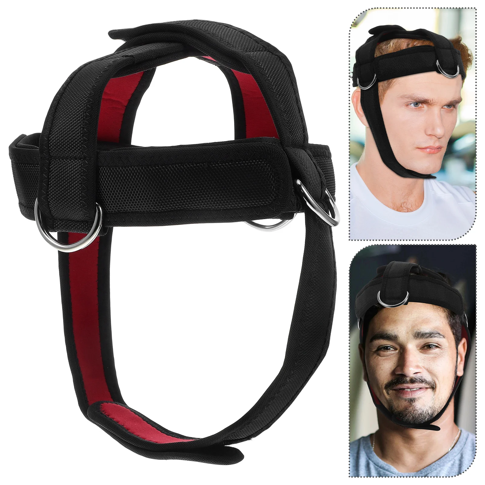 Head and Neck Trainer Training Indoor Harness for Weight Lifting Strengthener Diving Fabric Strap Sports Exerciser