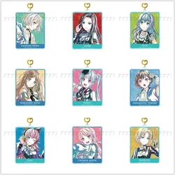 Game Layer Masking Pareo Takamatsu Tomori Chihaya Anon Keychain Doll Anime Acrylic Keyring Pendant for Gift