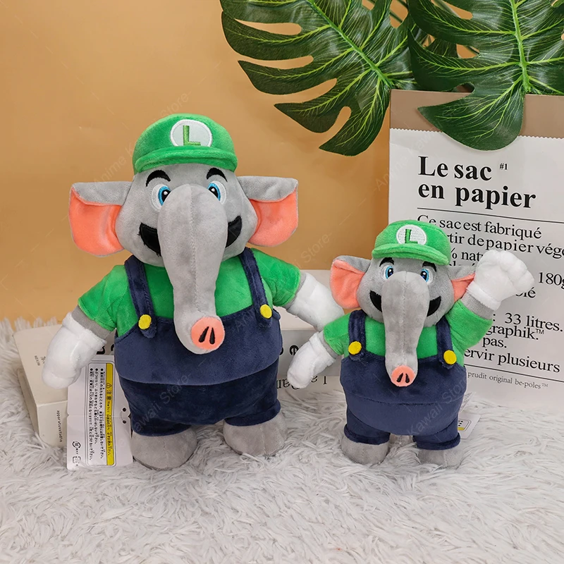 

Hot Game Super Bros Plush Doll Cartoon Elephant Luigi Anime Figure Soft Stuffed Toys Boyfriend Kids Birthday X-mas Gifts