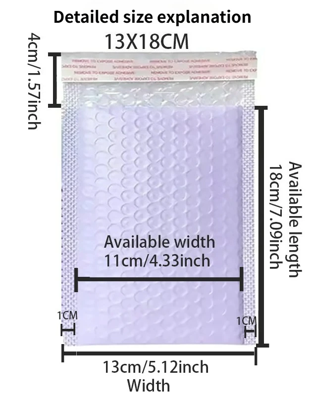 100 Pcs Bubble Mailers Self Seal Padded Envelopes Shockproof Waterproof Shipping Bags for Small Business Mailing Packaging