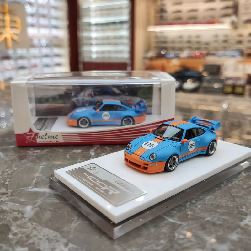 FuelMe Resin 1:64 Scale RWB 400R/993 911 ARMY GIRL Orange Flame