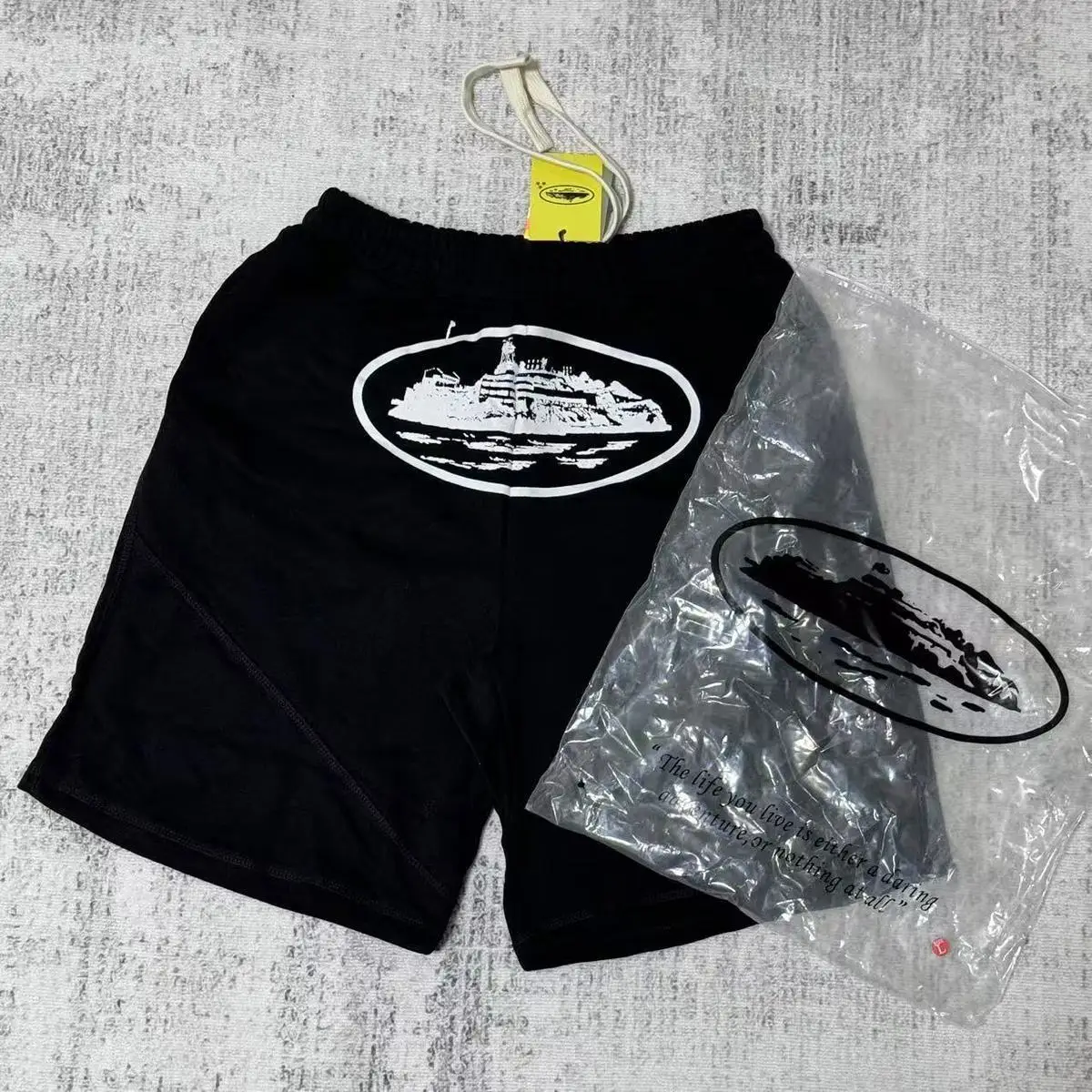 Pantalones cortos 100% de algodón de alta calidad para hombres y mujeres, pantalones cortos informales de marca Hip Hop, ropa sólida de tendencia a la moda, pantalones cortos y2k
