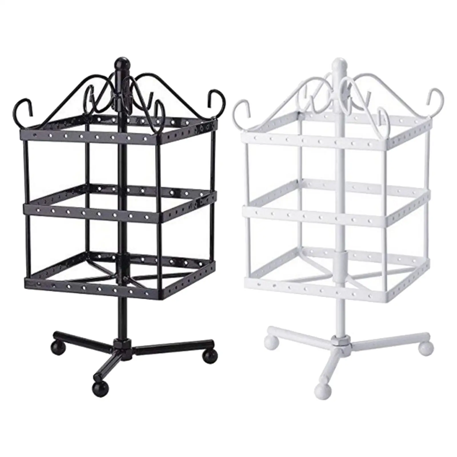 

Iron Earring Holder 3-tier for Necklaces and Bracelets Earrings Stand